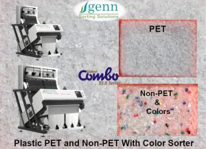 Plastic PET and Non PET with Color Sorter