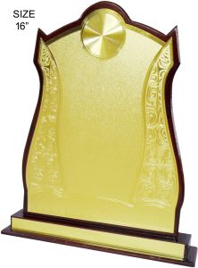 Crested Wooden Memento