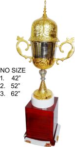 Embossed Gold Dome Sports Cup