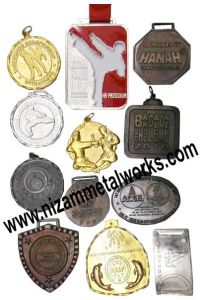 Fighting Sports Tournaments Metal Medal