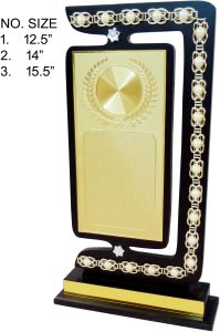 Lattice Border Wooden Memento