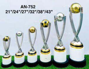Multi Sport Silver Column Sports Trophy