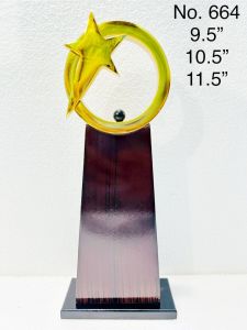 Orbiting Celestial Star Fancy Trophy