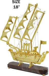 Sailing Ship Metal Momento