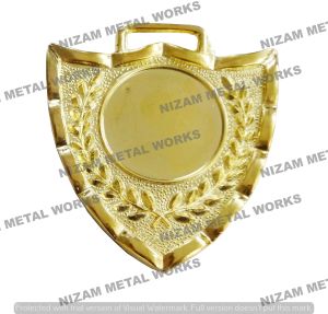 Shield Shaped Metal Medal