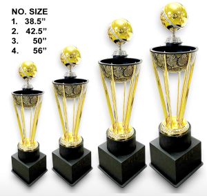 Sphere Hexagonal Pillar Sports Trophy