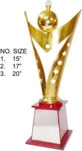 Tulip Star Gold Plated Trophy