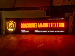 Alphabetical Glow Sign Board