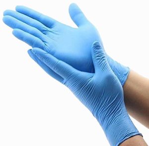 Ocean Blue Nitrile Gloves