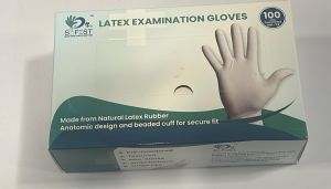 Powder Free  Non Sterile Latex Surgical Gloves