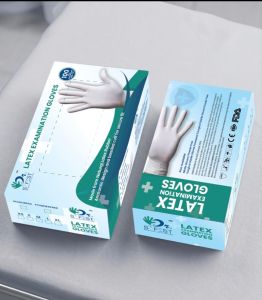 Pre Powdered Sterile Latex Surgical Gloves