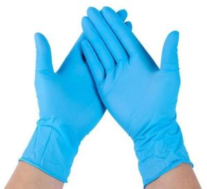 Sky Blue Nitrile Gloves
