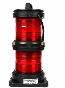 Double Tier Navigation Light - All Round Red Cxh 6