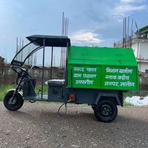 Electric Garbage VAN With Hydraulic Tipping