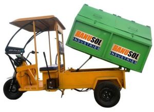 Electric Garbage VAN With Tipping Facility