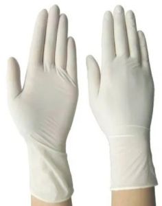 Powder Free Polymer Coated Latex Examination Gloves