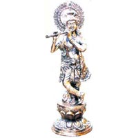 Metal Krishna Statue