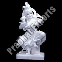 Marble Dancing Shiva Statue