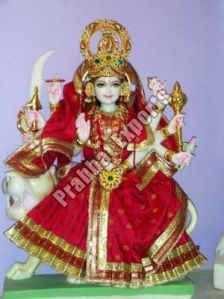 Marble Lord Durga Statue