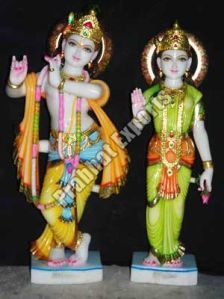 Marble Lord Radha Krishna Statue