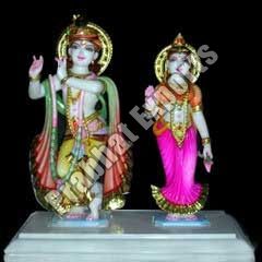 Marble Radha Krishna Statue