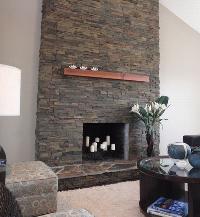 Stone Fireplace