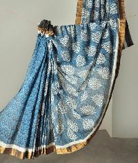 Block Printed Saree