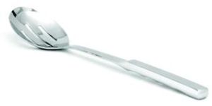 Silver Slotted Serving Spoon