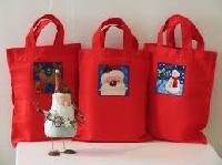 cotton christmas gift bags