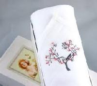 hand embroidered handkerchief