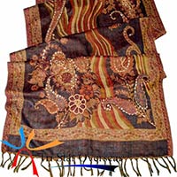 Embroidery Wool Scarf