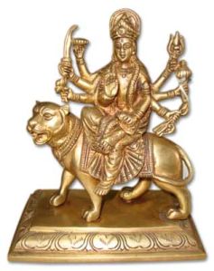 Durga Brass Statue