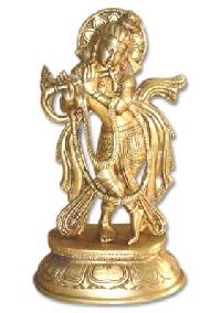 Krishna Brass Statue