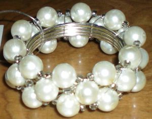 Pearl Beaded Napkin Ring