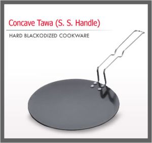 Hard Anodized Concave Tawa