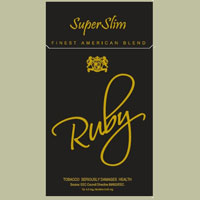 Ruby Black Super Slims Cigarette