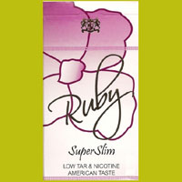 Ruby Purple Super Slims Cigarette