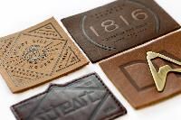 pvc leather labels