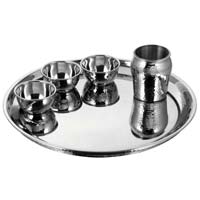 Stainless Steel Double Wall Thali Set