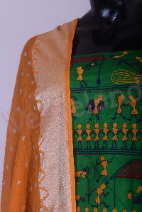 handloom cotton embroideried dress materials