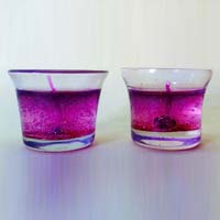 Glass Cup Wax Candles