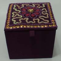 Embroidered Jewellery Box