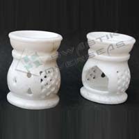 Alabaster Oil Burner Lamp