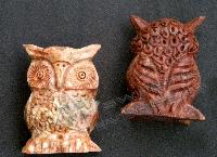 SOAPSTONE OWL STATUE