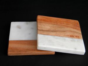 WOOD & MARBLE COASTER