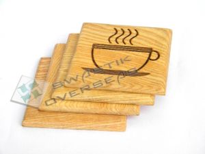 WOODEN CUSTOMIZED COASTER