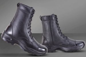 Mens Full Leather Side Zipper Boots