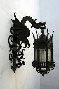 iron outdoor lamps
