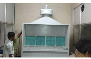 dry paint spray booth