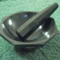 Black Agate Mortar & Pestle Set